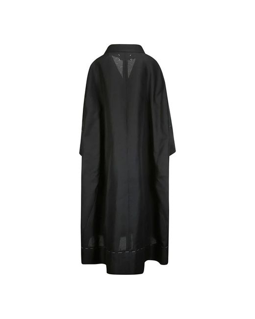 Maison Margiela Black Single-Breasted Coats
