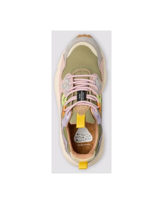 Flower Mountain White Sneakers