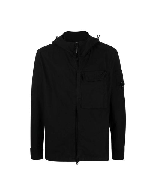 Camicie a maniche lunghe giacche di C P Company in Black da Uomo
