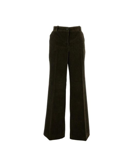 Wide Trousers P.A.R.O.S.H. de color Black