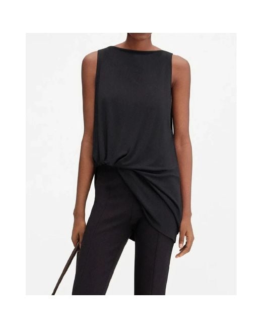 Jacquemus Peplo Top in het Black