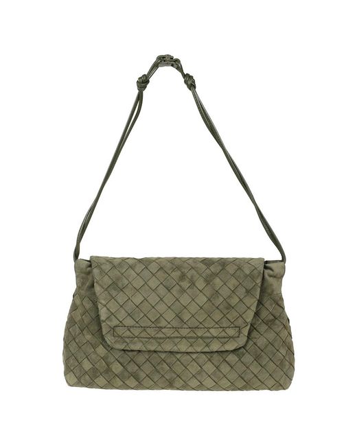 Bottega Veneta Green Shoulder Bags