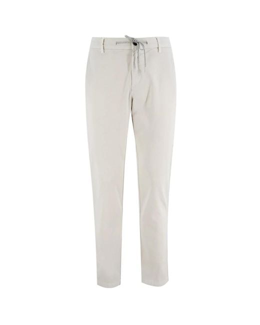 Eleventy Gray Slim-Fit Trousers for men