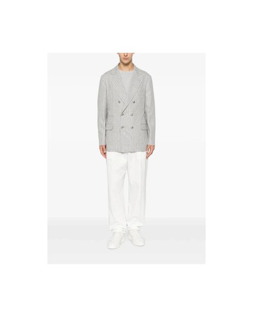 Canali Broeken ,Wit ,Katoen Chino Broek in het White voor heren