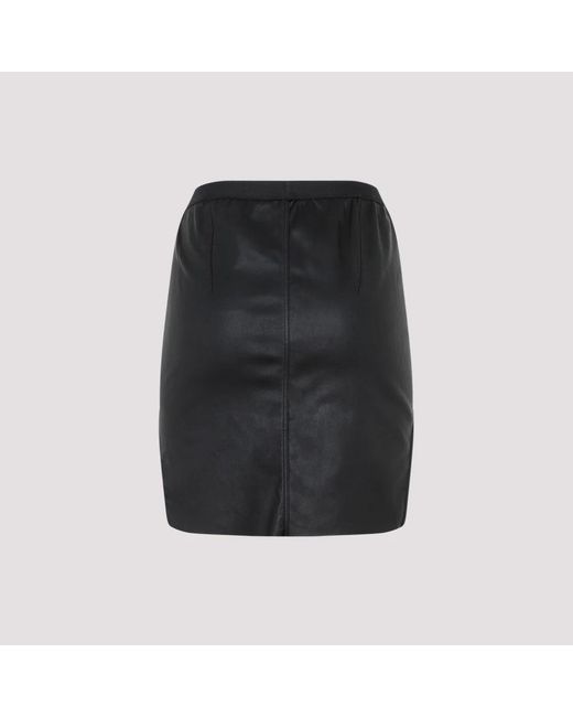 Rick Owens Black Short Skirts