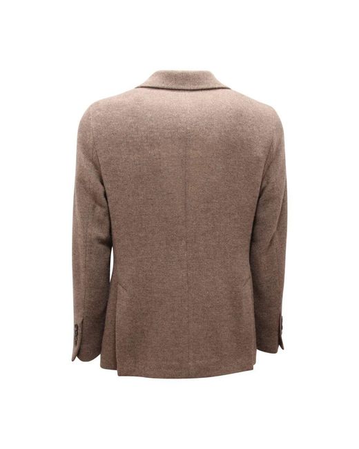 Circolo 1901 Woll-Kaschmir-Jacke Ungefüttert Modell Cn4606 in Brown für Herren