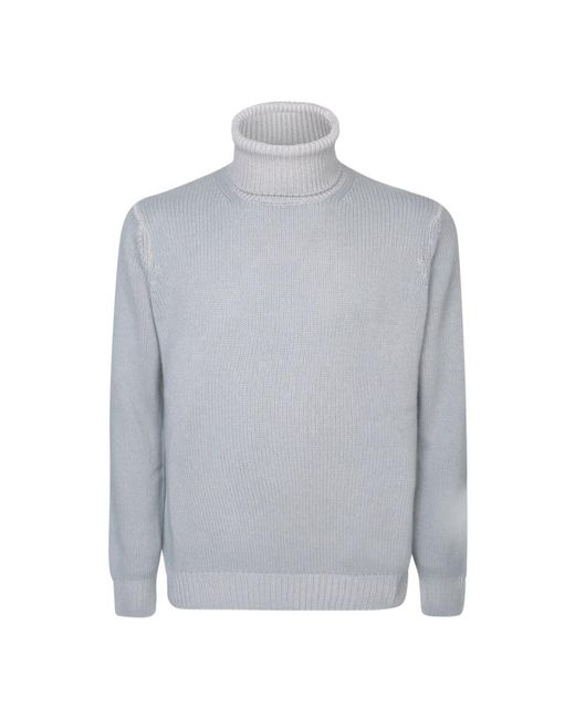 Dell'Oglio Gray Turtlenecks for men