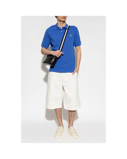 Paul Smith Polo Mit Patch in Blue für Herren