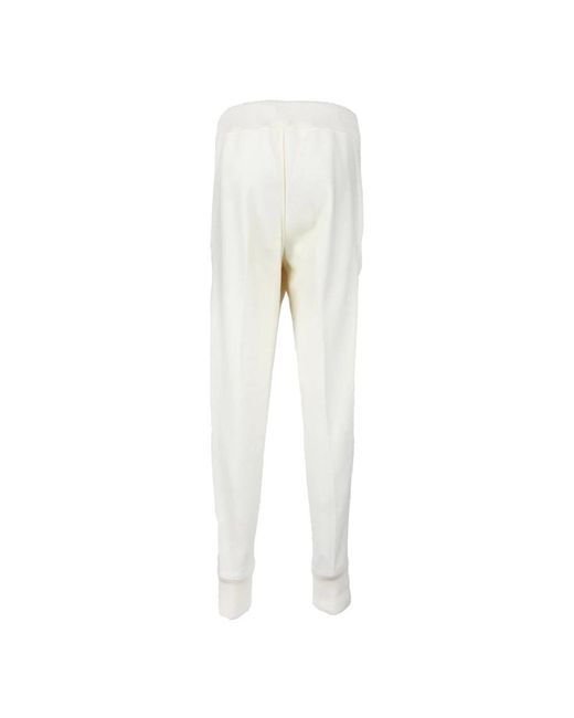 Jil Sander Broeken ,Wit ,Wol Wollen Jumpsuit Met Elastische Manchetten in het White voor heren
