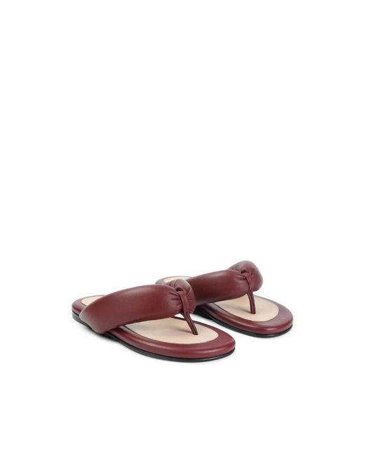 Carven Brown Flip Flops