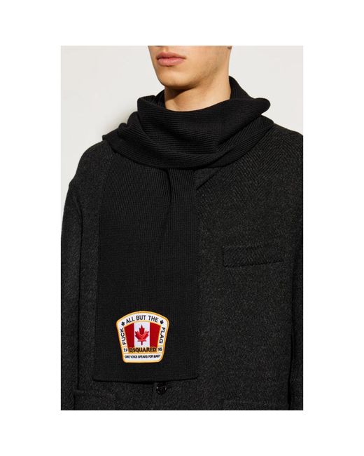 DSquared² Scarves in Black für Herren