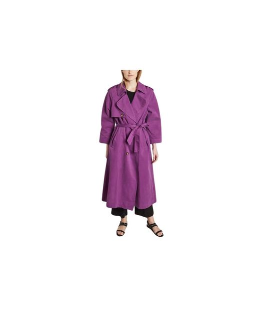 Coats > trench coats Modetrotter en coloris Purple