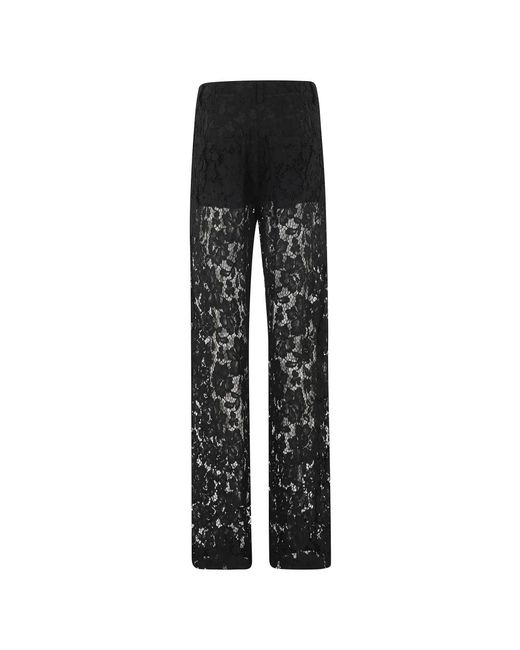 FEDERICA TOSI Black Straight Trousers