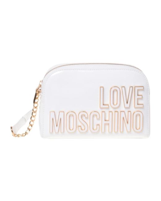 Love Moschino White Cross Body Bags