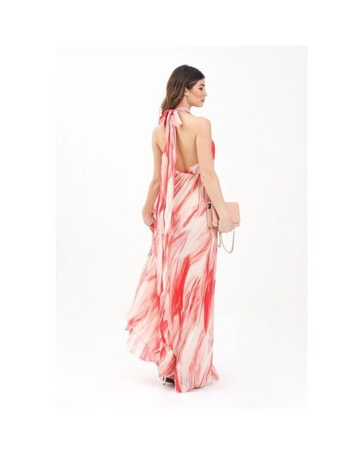 Elisabetta Franchi Red Maxi Dresses