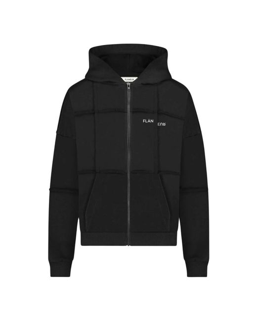 flâneur Zip-Throughs in het Black voor heren