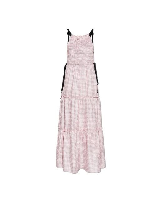 Ganni Pink Maxi Dresses