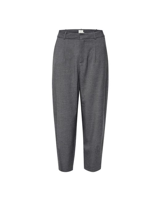Kaffe Gray Tapered Trousers