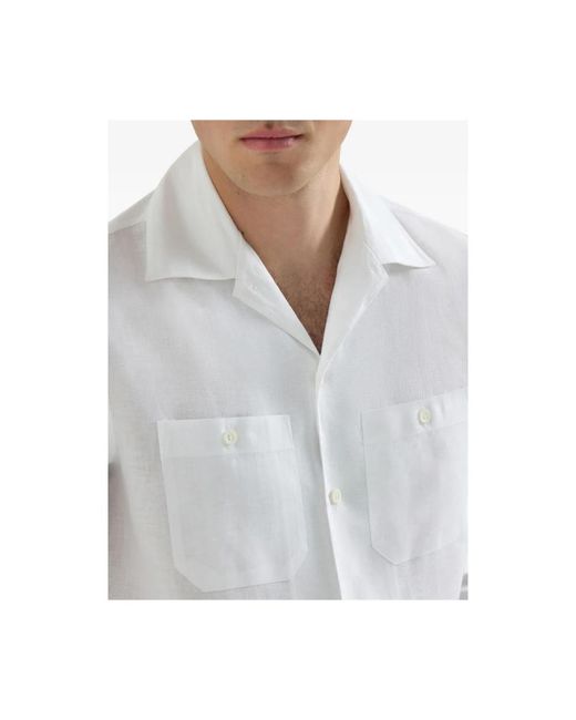 Brunello Cucinelli White Casual Shirts for men