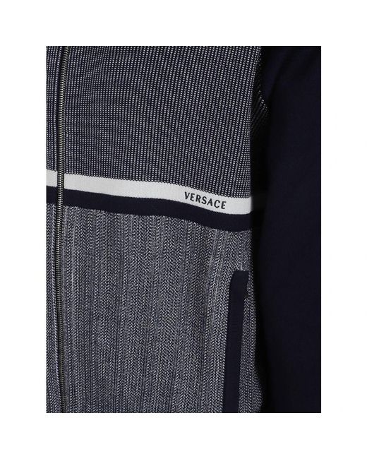 Zip-Throughs Versace de hombre de color Blue
