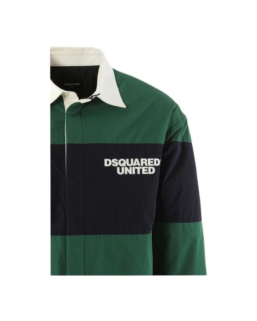 DSquared² Herren Freizeithemd in -Blauem Polyester in Green für Herren