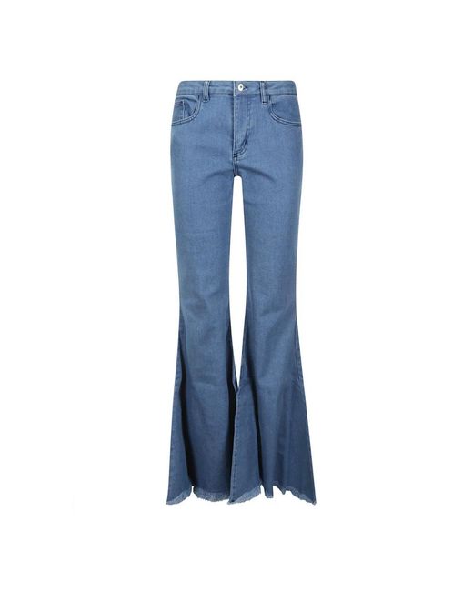 Marques'Almeida Blue Flared Jeans