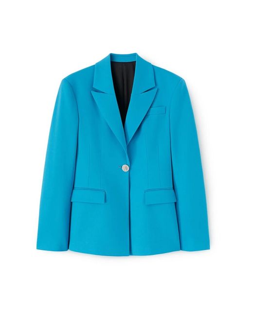 The Attico Zandloper Blazer in het Blue