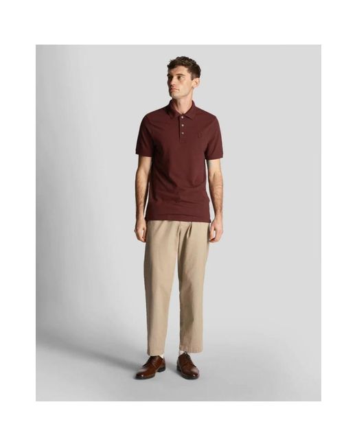 Lyle & Scott Polo Hemden in het Red voor heren