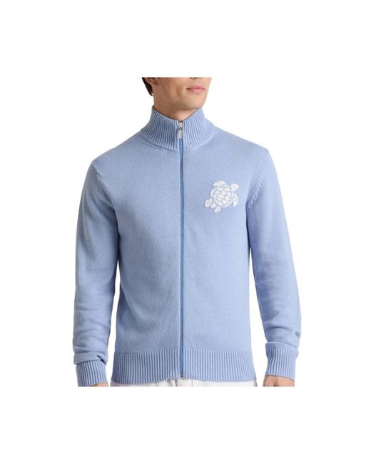 Cardigans Vilebrequin de hombre de color Blue