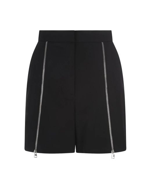 Short shorts Alexander McQueen de color Black