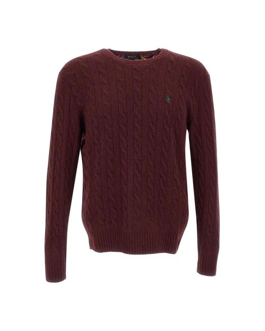 Polo Ralph Lauren Purple Round-Neck Knitwear for men