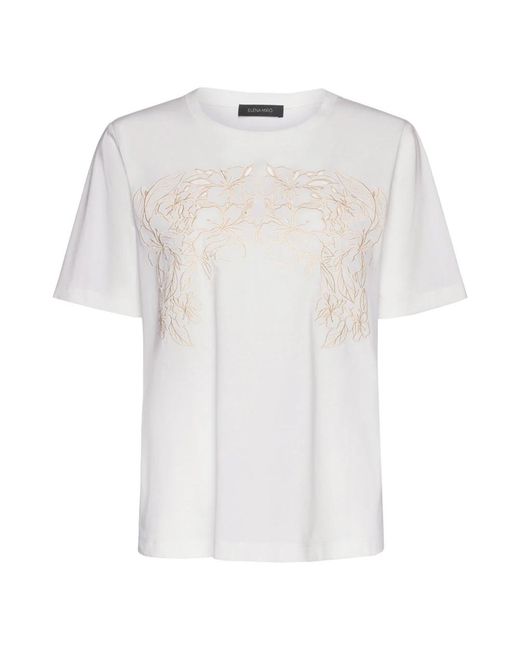 Elena Miro White T-Shirts