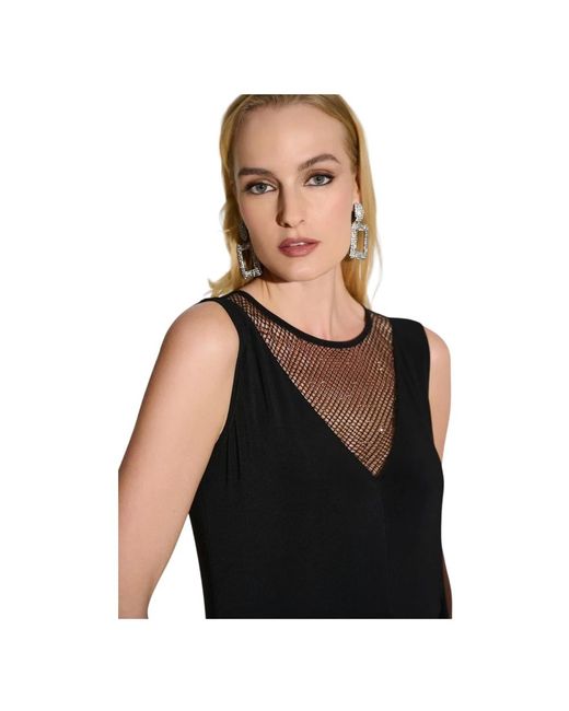 Joseph Ribkoff Black Sleeveless Tops