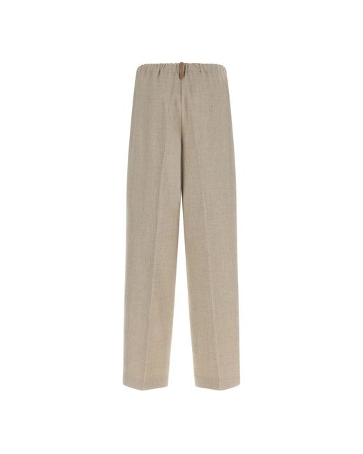 Fabiana Filippi Natural Wide Trousers