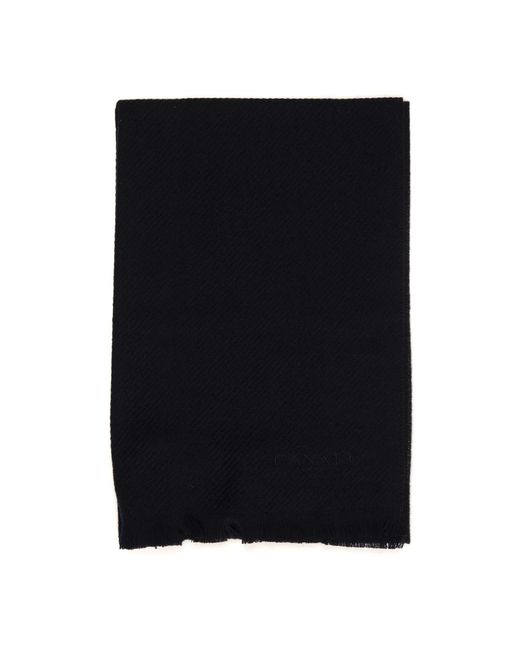 Canali Black Scarves for men