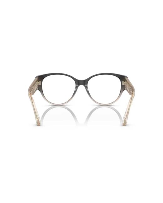 BVLGARI Metallic Round Frame Glasses