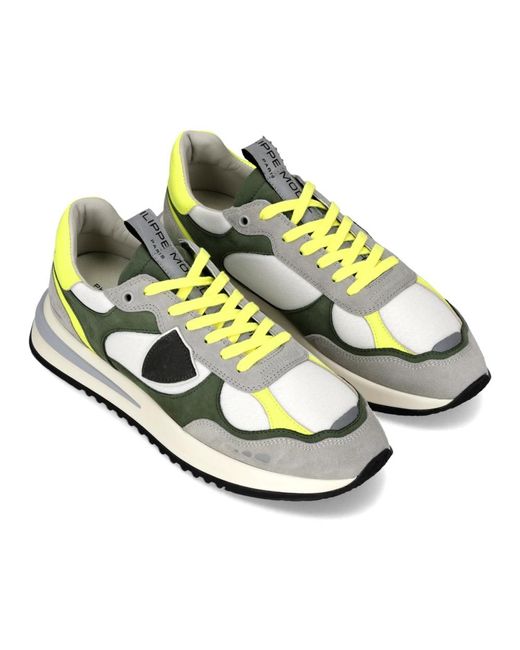Philippe Model Blue Sneakers for men