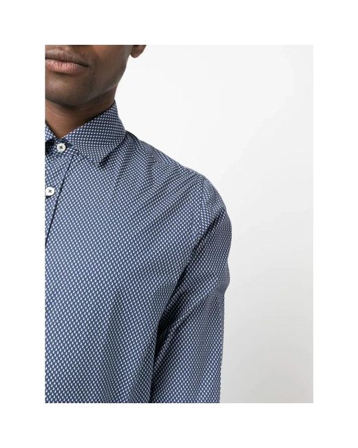 Chemises Canali pour homme en coloris Bleu | Lyst
