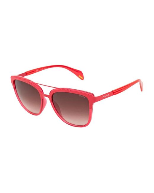Police Red Sunglasses