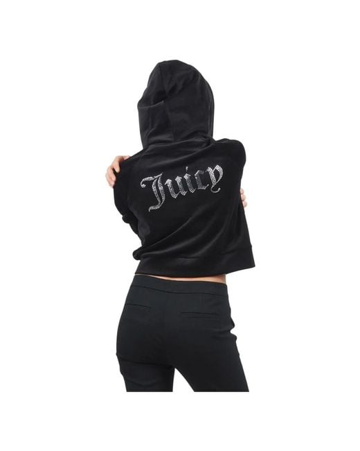 Zip-Throughs Juicy Couture de color Black