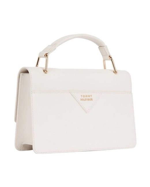 Tommy Hilfiger White Cross Body Bags