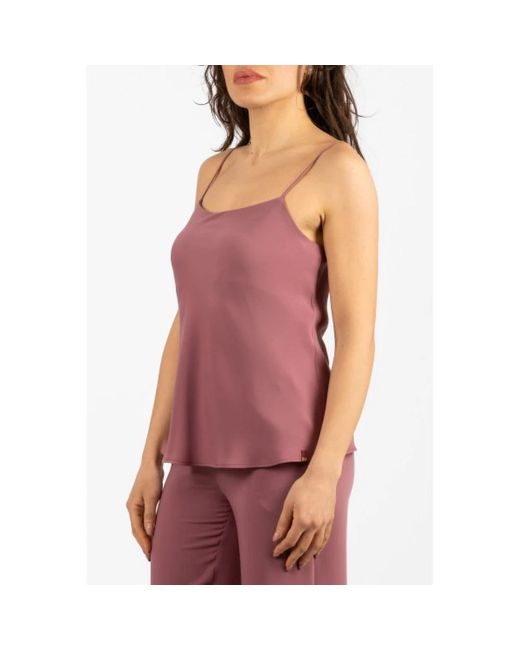 Herno Tops ,Roze ,Blusa in het Purple