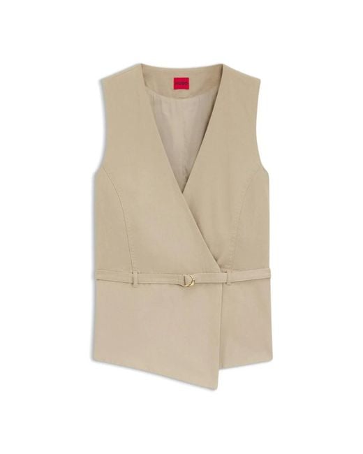 Vests HUGO en coloris Natural