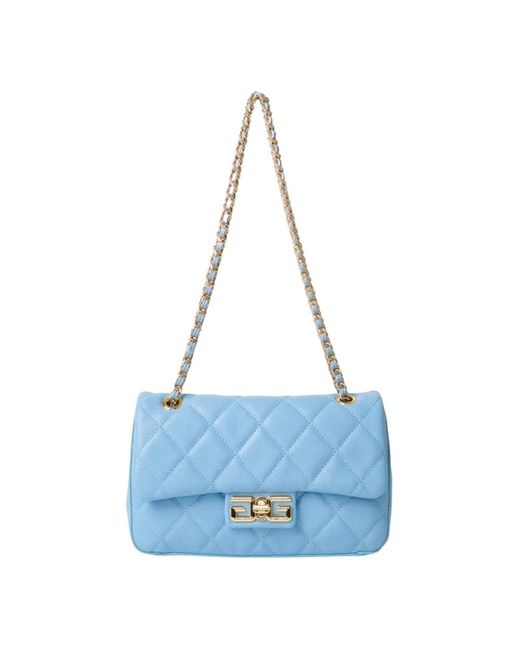 Gaelle Paris Blue Shoulder Bags