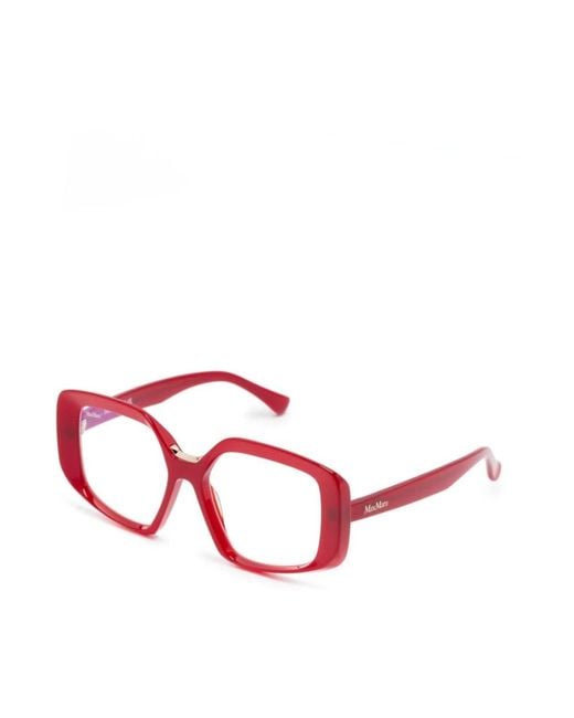 Max Mara Red Glasses