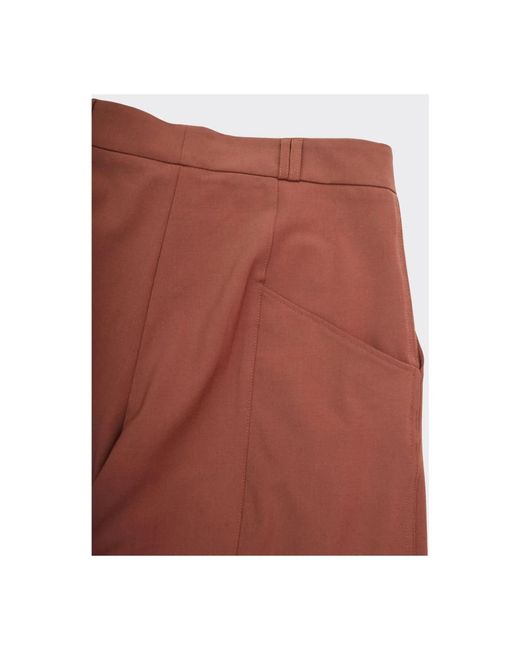 Bonsai Red Wide Trousers for men