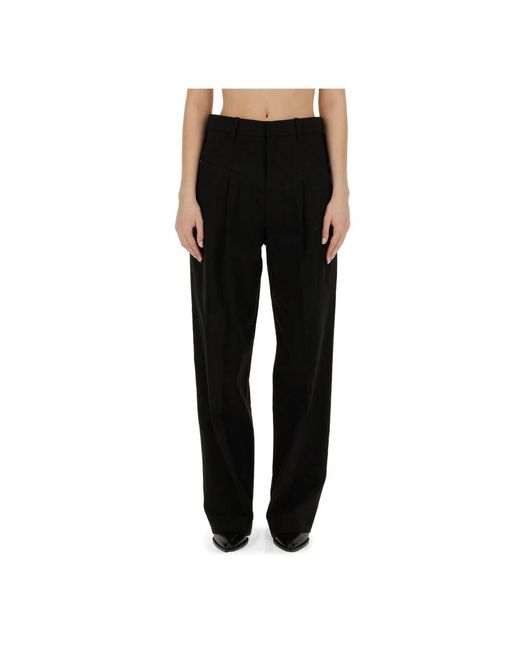 Isabel Marant Black Wide Trousers