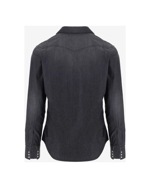 Alessandro Gherardi Blue Denim Shirts for men
