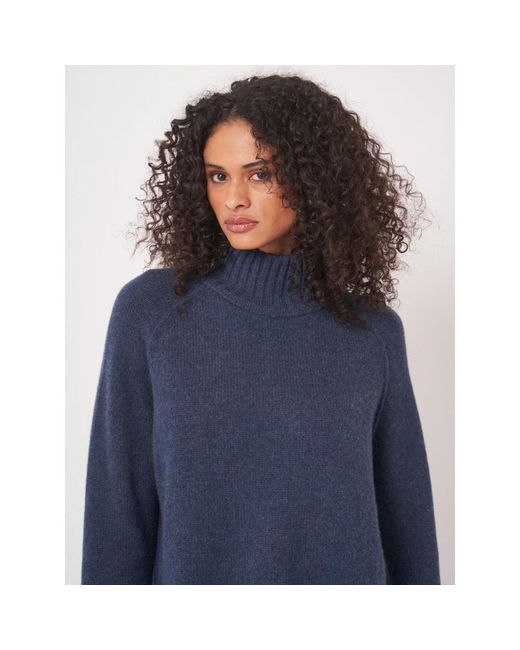 Turtlenecks Repeat Cashmere en coloris Blue