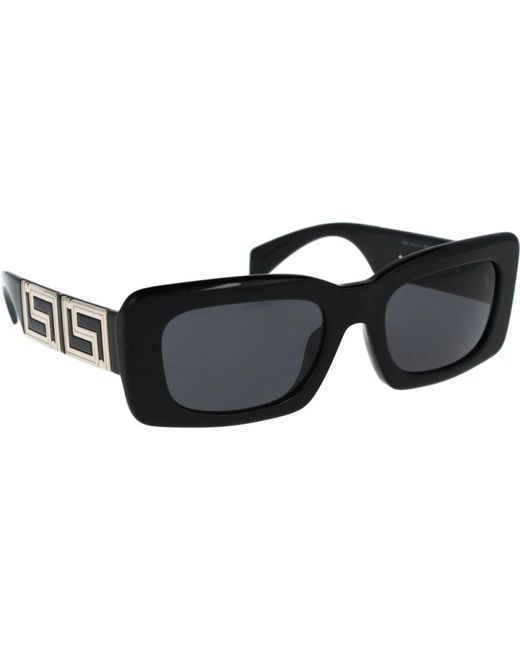 Versace Black Ikonoische sonnenbrille mit einheitlichen gläsern